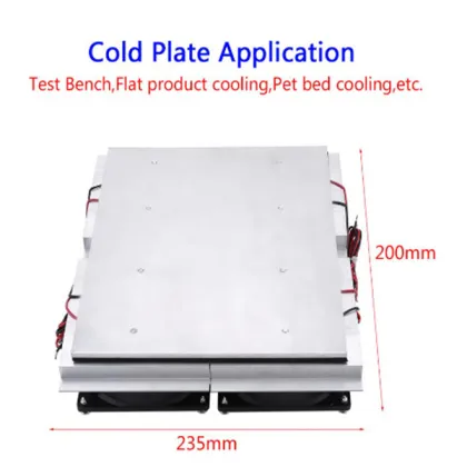 12V 240W Semiconductor Chiller for Silicon Wafer Cooling (Model 12706)