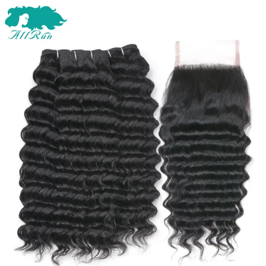 Factory price wholesale good quality raw cuticle aligned weave hair extension deep wave,100% virgin human hair