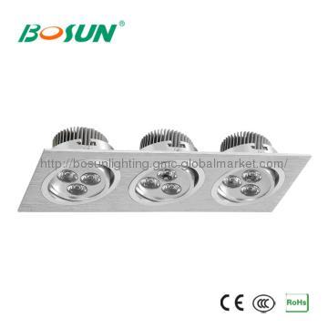 3x1Wx3 Rectangle LED Grid Light