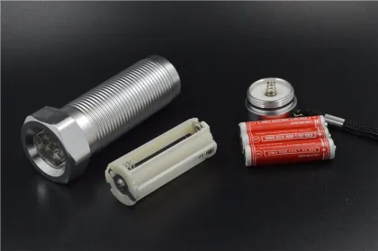 Golden supplier gift led flashlight manual flashlight