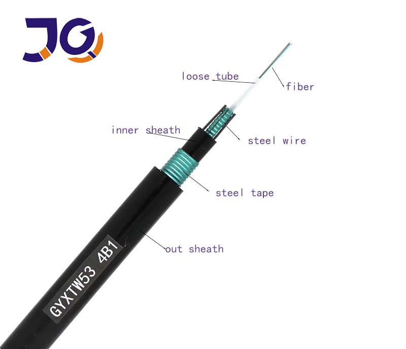 OutdoorG652D Singlemode Fibre Optic Cable Aerial GYXTW