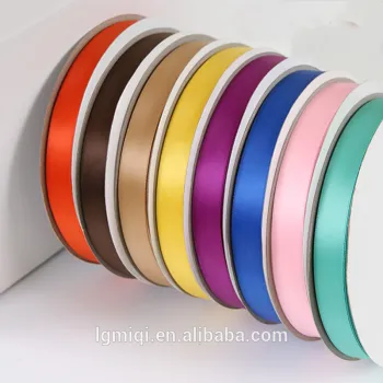 Decorative poly satin ribbon for wedding