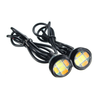 SMD 5730 Dual Color White & Yellow Auto Light Bulb 2W Eagle Eye Chassis Lights
