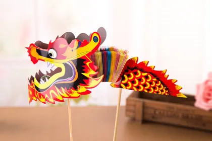 Handcrafted Chinese Dragon Paper Crafts: A Festive Gift and Activity for Kids