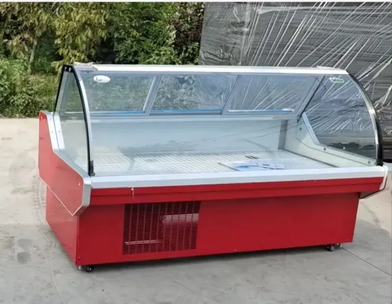 Butchery Supermarket Commercial Meat Freezer Refrigerator Chiller Showcase Fresh Meat Display Fridge for Sale