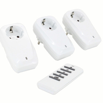 Smart Home Remote Control Plug Socket - 3 Sockets with 1 Wireless Remote