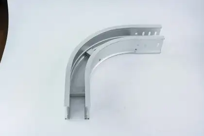 Aluminum alloy cable trunking round bend accessories