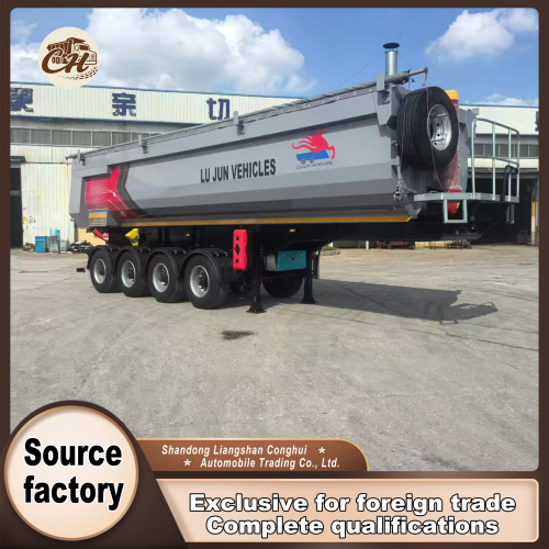 تریلر عقب 4 محور U شکل عقب