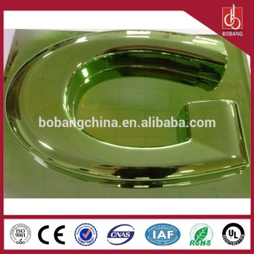 Metallized letter / letter signage / luminous letter sign