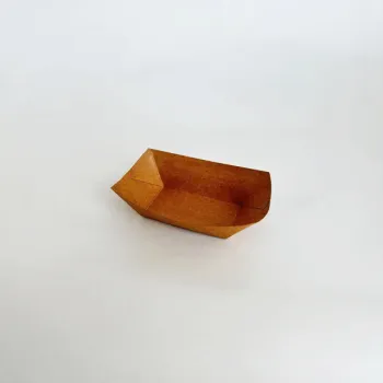 6oz Kraft paper boat tray
