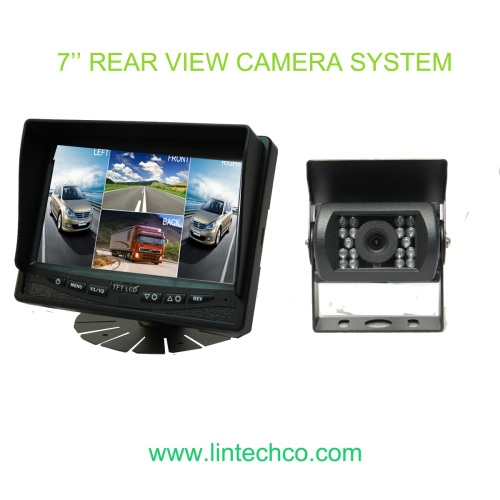 2013 Hot 7'' Quad Car Rear View Camera Syetem Lw-070q-B