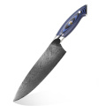 Colorful G10 Handle Damascus Knife Kitchen