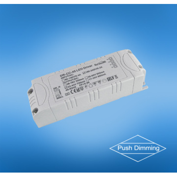 45w empujan el conductor llevado dimmable para los downlights