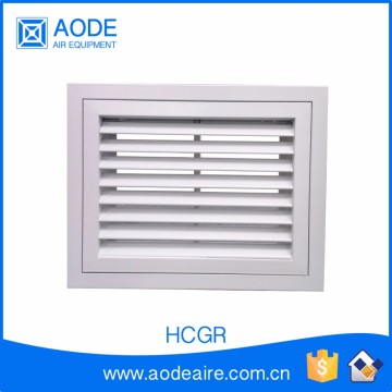 Aluminium chevron return air grille with removable vent filter for industrial ventilation grille, HCGR supply air diffuser
