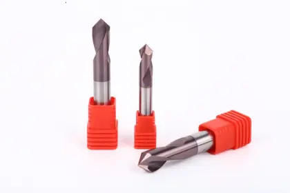 Solid Carbide Spot Drill Bits Chamfer NC Drills