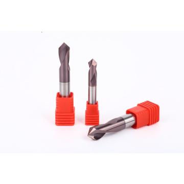 Solid Carbide Spot Drill Bits Chamfer NC Drills