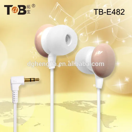 Consumer electronic China earphone cute and cheap colorful promotion cute earphones for girls TB-E482