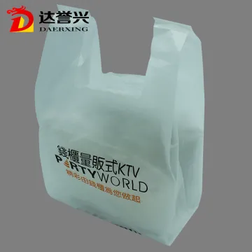 Foldable Plastic Heat Resistance T Shirt Bag
