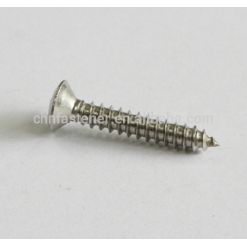 Mushroom head tapping screws with cross recessed