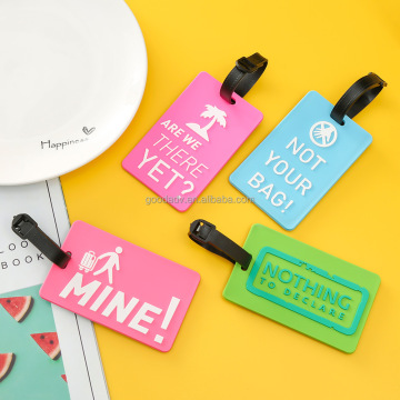 Custom PVC Travel Luggage Tags & Luggage Tag Sets