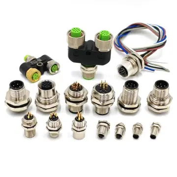 M12 5pin Connector Wire Cable Waterproof IP67