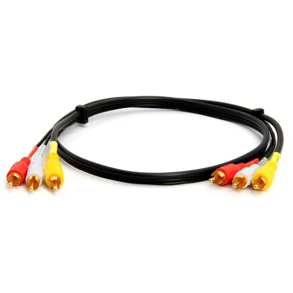 Customize 3 RCA to RCA Stereo Audio Video AV Cable