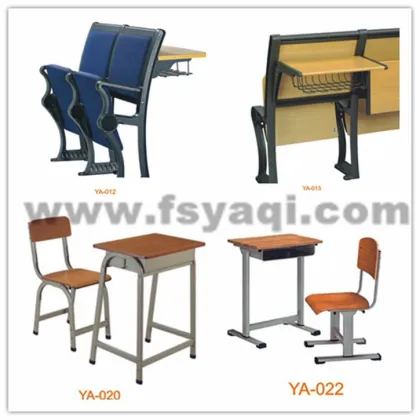 Modern popular style classroom student school chairs and desks