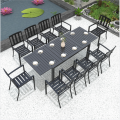 Aluminum Outdoor Dining Set for Modern Backyard Living