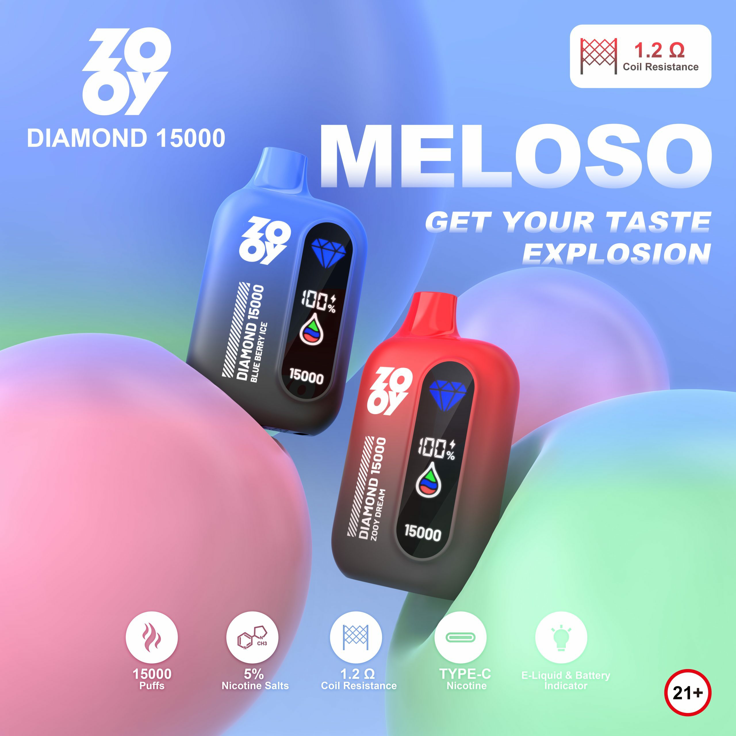 Zooy-Diamond-15000-Puff-Disposable-Vape-With-Screen-Tasty-Vape-Wholesale-Distributors-scaled