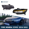 Faros de automóviles Hcmotionz para Honda Civic 2016-2021 10th Gen