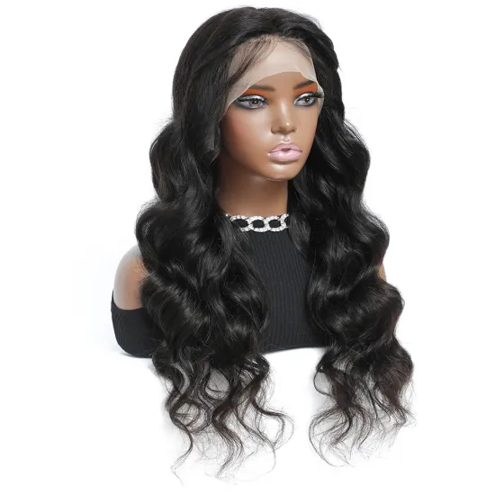 HD Transparent Body Wave Human Hair 13x4 Lace Wigs Wholesale Cuticle Aligned Brazilian Virgin Remy Human Hair Lace Front Wigs