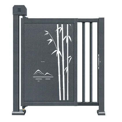 Custom Chinese Style Garden Entrance Turnstile Easy-to-Install Aluminum Door