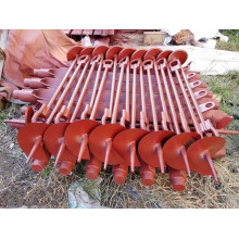 Red color galvanized earth anchors ground anchor