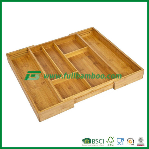 Expandable Bamboo Utensil Tray New model Bamboo Utensil Tray for kitchenware, , Bamboo Utensil tray