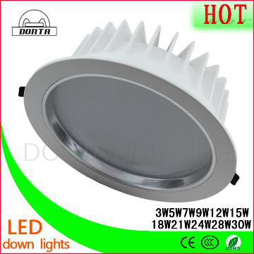 Gu10 5W/7W/9W/12W/15W downlight cocok dengan Epistar