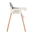 2-in 1 Baby High Chair With Beech Legs