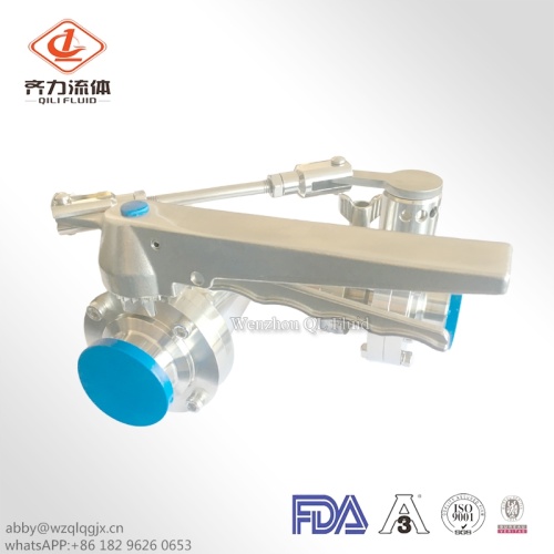 Sainless Steel Tee Connect Two Butterfly Valves