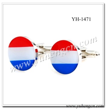 YH-1471 Novelty Netherlands Flag Cufflinks