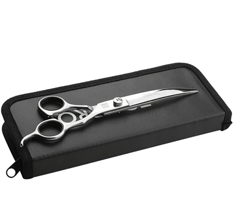 Professional Curved Blade Pet Scissors