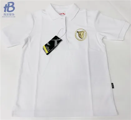 CHILDREN WHITE POLO SHIRTS