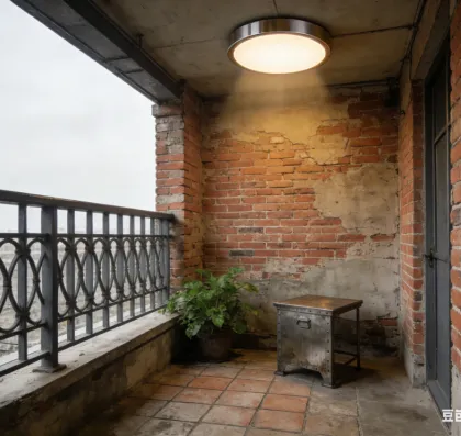 Balanced brightness ceiling light