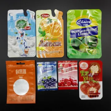 food grade aluminum foil irregular shaped pouch with small size