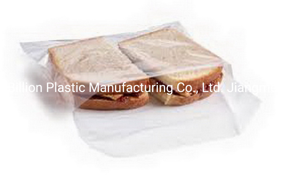 Self Seal LLDPE Clear Plastic Poly Food Packaging Bag