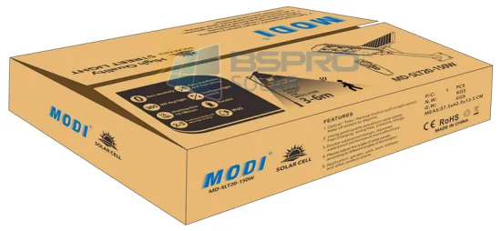 150W solar street light questionnaire