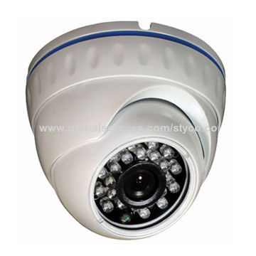 HD CVI Camera, Vandal-proof Dome Type HD720P at 25/30fps, Built-in IR Cut 3.6 or 6mm Megapixel Lens