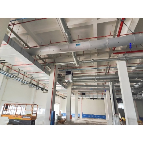 Supported Fabric Duct Project at a Factory in Changsha