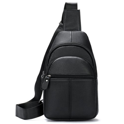 Negro Ligero Ligero Vintage Crossbody Bolse