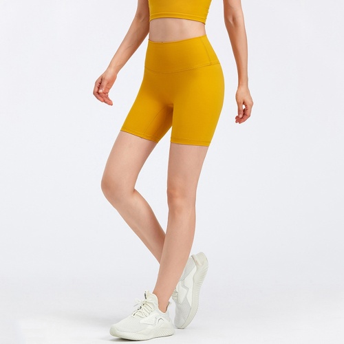 Athletic yoga short met buikcontrole