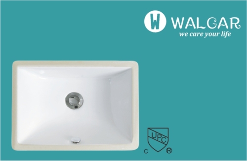 WL1813 Hot Sale Rectangular Bathroom Ceramic Sink