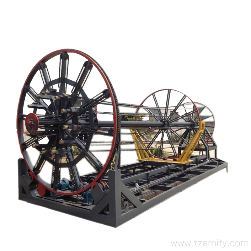 Concrete pipe wire cage rolling making machine